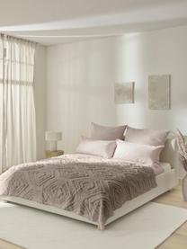 Bedsprei Faye met getufte decoratie, 100% katoen, Beige, B 240 x L 260 cm (voor bedden tot 200 x 200 cm)