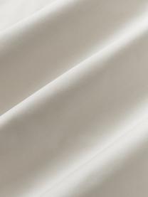 Housse de couette en percale de coton Elsie, Gris clair, larg. 200 x long. 200 cm