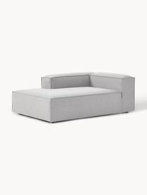 Diván modular Lennon, Tapizado: 100% poliéster Alta resis, Estructura: madera contrachapada de p, Patas: plástico Este producto es, Tejido gris, An 119 x F 180 cm, chaise longue izquierda