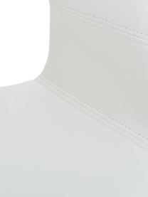 Kunstleder-Armlehnstühle Nova, 2 Stück, Beine: Eichenschichtholz, weiss , Bezug: Kunstleder (Polyurethan), Weiss, Eiche, B 50 x T 55 cm