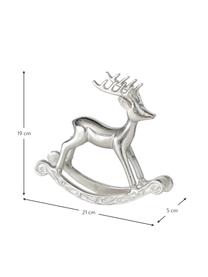 Dekorace Roland, Hliník, Stříbrná, Š 21 cm, V 19 cm