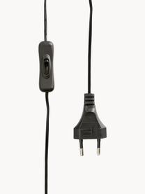 Aplique Jordan, con enchufe, Lámpara: metal con pintura en polv, Cable: plástico, Negro, An 20 x Al 118 cm