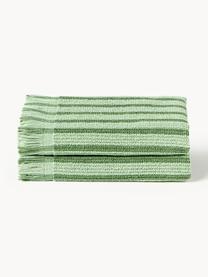 Handdoek Irma in verschillende formaten, Groen, Handdoek, B 50 x L 100 cm, 2 stuks