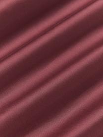 Drap plat en satin de coton Premium, Lie de vin, larg. 240 x long. 280 cm