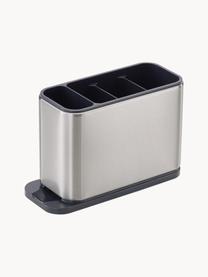 Abtropfbehälter Surface, Behälter: Edelstahl, gebürstet, Silberfarben, B 20 x H 14 cm