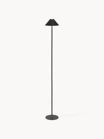 Petit lampadaire mobile à LED à intensité variable Hygge, Métal enduit, Noir, larg. 45 x haut. 74 cm