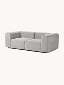 Modulares Sofa Lena (3-Sitzer), Bezug: Webstoff (88% Polyester, , Gestell: Kiefernholz, Schichtholz,, Webstoff Hellgrau, B 209 x T 106 cm