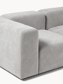 Modulares Sofa Lena (3-Sitzer), Bezug: Webstoff (88% Polyester, , Gestell: Kiefernholz, Schichtholz,, Webstoff Hellgrau, B 209 x T 106 cm