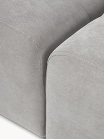 Modulares Sofa Lena (3-Sitzer), Bezug: Webstoff (88% Polyester, , Gestell: Kiefernholz, Schichtholz,, Webstoff Hellgrau, B 209 x T 106 cm