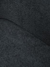 Rozkladacie kreslo z plyšového buklé Eliot, Plyšová buklé antracitová, D 100 x Š 94 cm