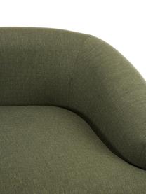 Chaise-longue componibile in tessuto verde Sofia, Rivestimento: 100% polipropilene Con 23, Struttura: legno di pino massiccio, , Piedini: plastica, Tessuto verde, Larg. 340x Prof. 95 cm