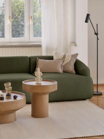 Modulaire chaise longue Sofia in groen, Bekleding: 100% polypropyleen De sli, Frame: massief grenenhout, spaan, Poten: kunststof, Geweven stof groen, B 340 x D 95 cm
