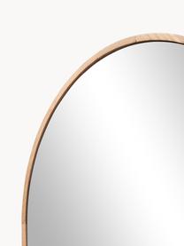 Specchio a figura intera ovale con cornice in legno di quercia Avery, Cornice: legno di quercia, Superficie dello specchio: lastra di vetro Questo pr, Legno di quercia, Larg. 40 x Lung. 140 cm
