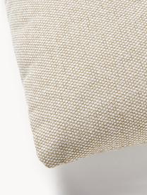 Sofa-Kissen Melva, Hülle: 100 % Polyester, Webstoff Hellbeige, B 50 x L 50 cm