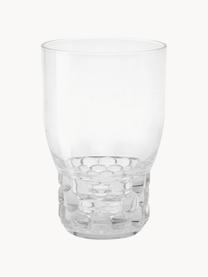 Szklanka Jellies, 4 szt., Tworzywo sztuczne, Transparentny, Ø 9 x W 13 cm, 460 ml