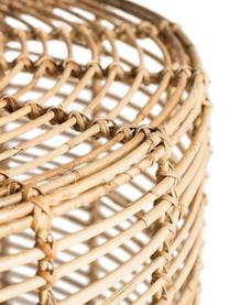 Stolik kawowy z rattanu Blinis, Rattan, Beżowy, Ø 58 x W 38 cm