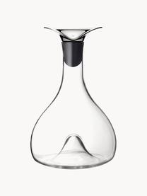 Carafe en cristal Wine, 1,3 L, Argenté, transparent, 1,3 L