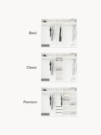 Modularer Drehtürenschrank Leon, 250 cm Breite, mehrere Varianten, Korpus: Spanplatte, melaminbeschi, Weiß, Classic Interior, B 250 x H 236 cm