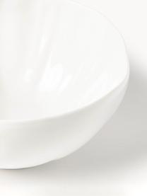 Sada nádobí s reliéfem Sali, pro 6 osoby (30 dílů), Glazovaný porcelán, Bílá, Pro 6 osob (30 dílů)