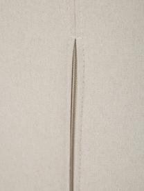 Polsterstühle Luisa, 2 Stück, Beine: Metall, pulverbeschichtet, Webstoff Cremeweiss, Schwarz, B 59 x T 59 cm