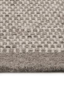 Tapis laine tons gris tissé main Asko, Gris clair, gris, larg. 170 x long. 240 cm (taille M)