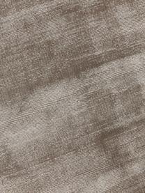 Handgeweven viscose vloerkleed Jane, Onderzijde: 100% katoen Het in dit pr, Taupe, B 200 x L 300 cm (maat L)