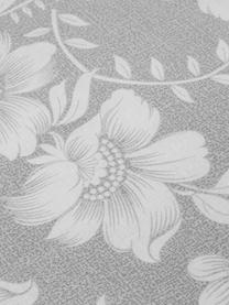 Parure copripiumino in cotone ranforce Grace, Tessuto: Renforcé, Grigio, bianco, 250 x 200 cm + 2 federe 50 x 80 cm