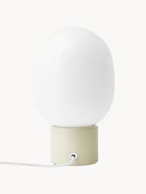 Lampe à poser avec port USB JWDA, intensité lumineuse variable, Blanc, beige clair, doré, Ø 17 x haut. 29 cm