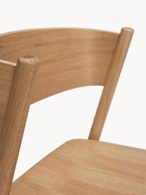 Dřevěná židle Oblique, Dubové dřevo, světlé, Š 55 cm, H 51 cm