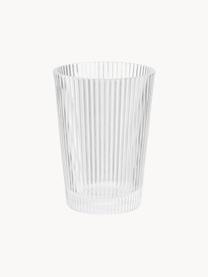 Vasos de vidrio Pilastro, 6 uds., Vidrio, Transparente, Ø 8 x Al 11 cm, 330 ml