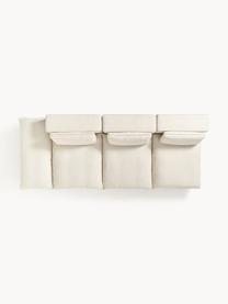 Modulares XL-Sofa Felix (3-Sitzer) mit Hocker, Bezug: 100 % Polyester Der strap, Gestell: Massives Kiefern- und Fic, Webstoff Hellbeige, B 360 x T 140 cm