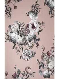 Drap plat en satin de coton Blossom, Rose, 180 x 300 cm