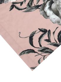 Drap plat en satin de coton Blossom, Rose, 180 x 300 cm