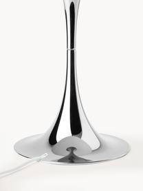 Lampa stołowa Panthella, W 44 cm, Stelaż: aluminium powlekane, Stal w odcieniach srebrnego, Ø 32 x 44 cm