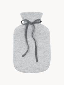 Cashmere-Wärmflasche Florentina, Bezug: 70 % Kaschmir, 30 % Wolle, Hellgrau, Dunkelgrau, B 19 x L 30 cm