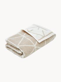 Asciugamano reversibile con motivo grafico in diverse misure Elina 2 pz, 100% cotone,
qualità media 550 g/m², Beige, bianco latte, Asciugamano per ospiti, Larg. 30 x Lung. 50 cm, 2 pz
