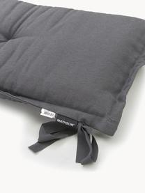 Coussin pour banc Panama, Gris foncé, larg. 48 x long. 120 cm