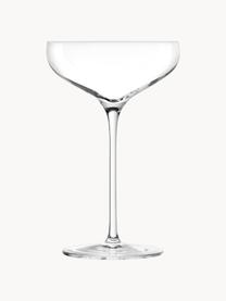 Křišťálové sklenice na šampaňské Swing, 6 ks, Křišťálové sklo, Transparentní, Ø 12 x V 18 cm, 300 ml