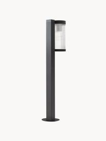 Dimbare outdoor vloerlamp Coupar, Diffuser: kunststof, Zwart, Ø 14 x H 80 cm