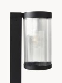 Dimbare outdoor vloerlamp Coupar, Diffuser: kunststof, Zwart, Ø 14 x H 80 cm