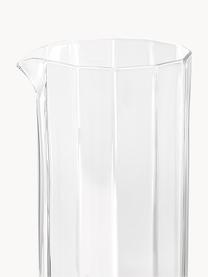 Carafe à eau soufflée à la bouche Angoli, 1,1 L, Verre borosilicaté, Transparent, 1,1 L