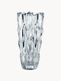 Kristallglas-Vase Quartz, Kristallglas, Transparent, Ø 12 x H 26 cm