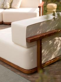 Modulárna záhradná sedacia súprava Matheus, 4 diely, Lomená biela, akáciové drevo, Súprava s rôznymi veľkosťami