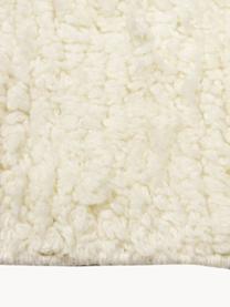 Tapis moelleux à poils longs à franges, tufté main Bayu, 84 % laine, 16 % coton

Les tapis en laine peuvent perdre des fibres lors des premières semaines et des peluches peuvent se former, ce phénomène est naturel et diminue à mesure de votre usage et du temps, Blanc crème, larg. 80 x long. 150 cm (taille XS)