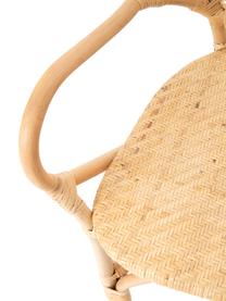 Sedia impilabile da giardino in rattan Xyli, Struttura: rattan, Beige, Larg. 62 x Prof. 53 cm