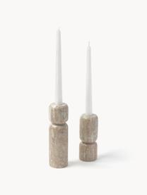 Candelabros de mármol Como, 2 uds., Mármol

Dado que el mármol es un producto natural, este artículo puede mostrar variaciones en color y veteado., Mármol beige, plateado, Set de diferentes tamaños