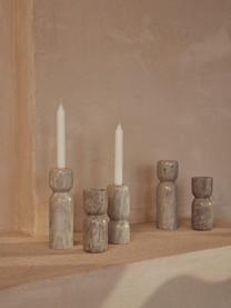 Kerzenhalter Como aus Marmor, 2er-Set, Marmor

Da Marmor ein Naturprodukt ist, können Abweichungen in Farbe und Marmorierung auftreten., Beige, marmoriert, Set mit verschiedenen Grössen