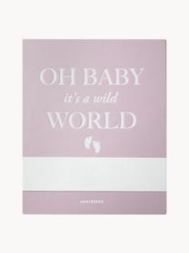 Álbum de fotos Baby It's A Wild World, 55% cartón gris, 18% poliéster, 15% papel, 2% algodón

Este producto está hecho de madera de origen sostenible y con certificación FSC®., Rosa pálido, blanco, An 32 x Al 26 cm