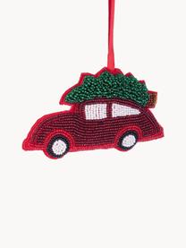 Addobbo albero di Natale London, Plastica, feltro, Tonalità rosse, verde, bianco, Larg. 12 x Alt. 6 cm