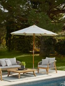 Parasol ogrodowy Capri, Ø 300 cm, Jasny beżowy, Ø 300 x W 265 cm